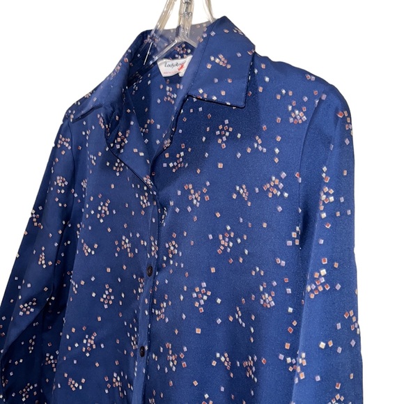 Vintage 70s LADY ARROW Blouse/Top~Button Front - Picture 2 of 6